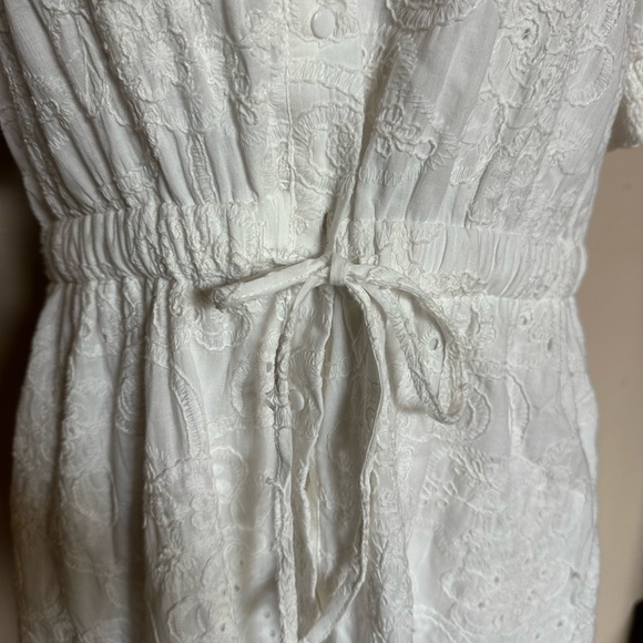 BNWT Nanette Lapore Mika White Lined Eyelet Dress. Size 10 - Picture 4 of 10